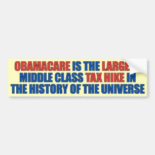 Obamacare skattvandring bildekal