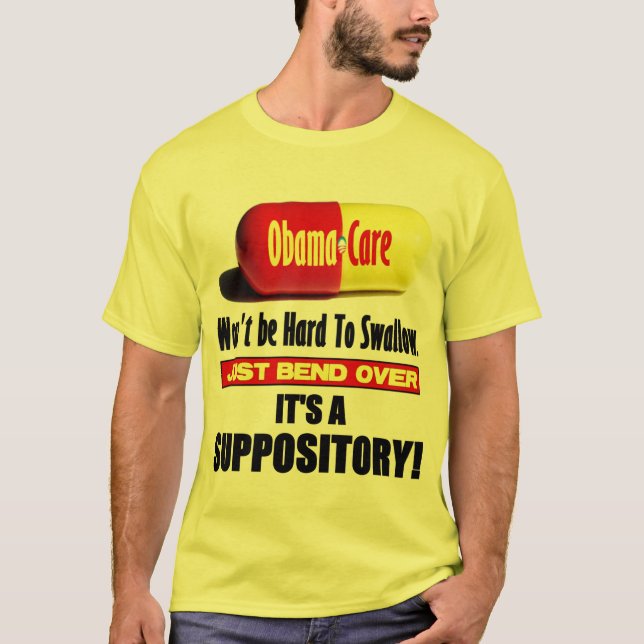 ObamaCare - stolpiller T-shirt (Framsida)
