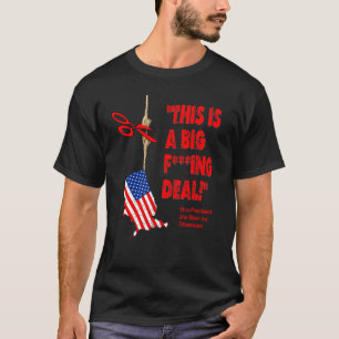 Obamacare stor överenskommelse som hänger vid en t shirt