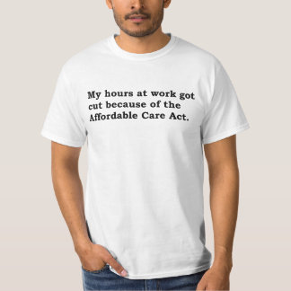 Obamacare (timmar som, non-är stridbara) t-shirt