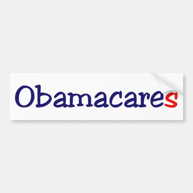 Obamacares Bildekal (Framsidan)