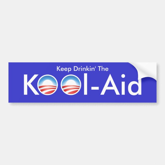 Obamaen Kool-Bistår Bildekal (Framsidan)