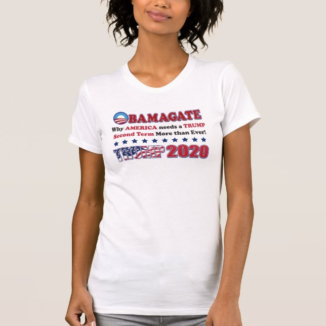 Obamagat - Trump 2020 T Shirt (Framsida)