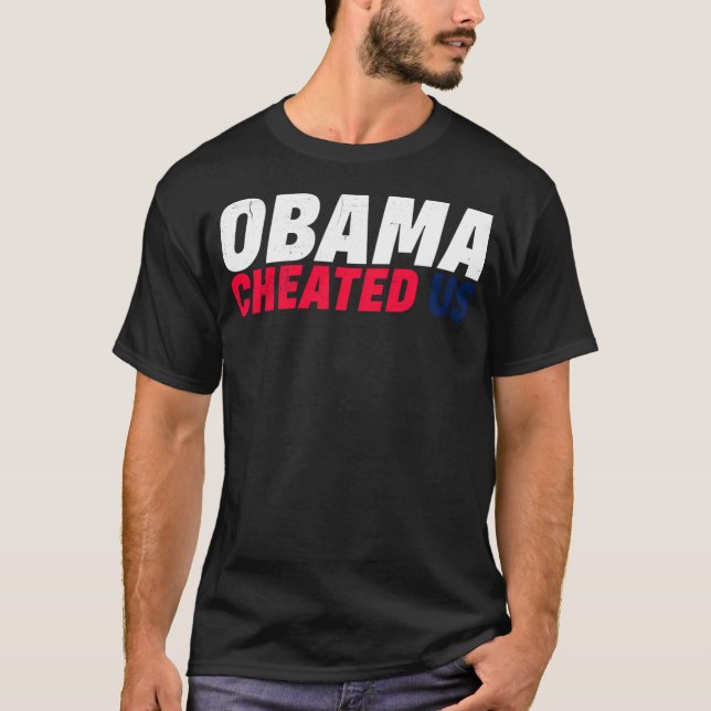 Obamagate Scandal Clinton Trump T Shirt (Framsida)