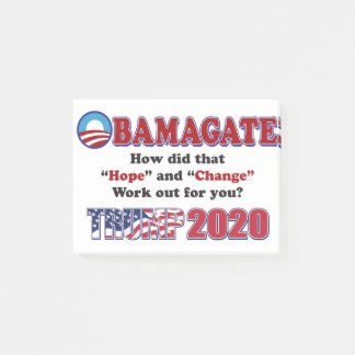 OBAMAGATE-Trump-2020 Post-it Block