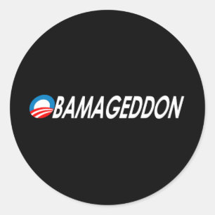 Obamageddon 2 runt klistermärke