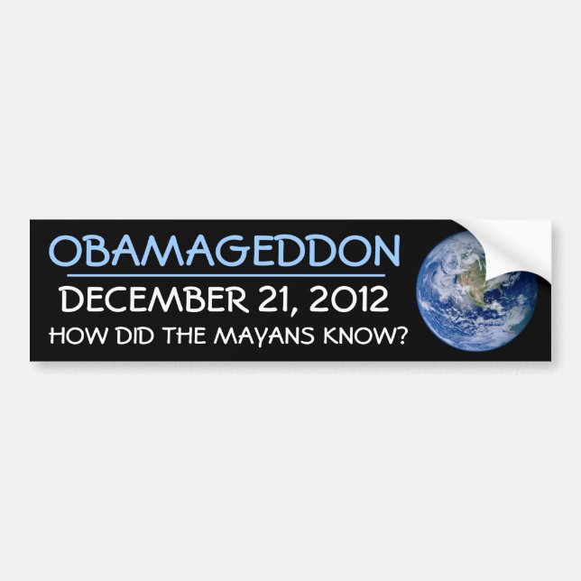 OBAMAGEDDON-DEC 21,2012, HUR GJORDE, MAYANSEN VET? BILDEKAL (Framsidan)