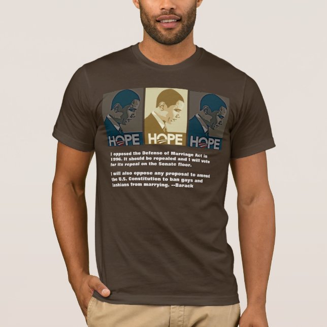 ObamaHOPE T Shirt (Framsida)