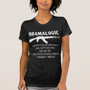 Obamalogic stöder det civila upproret i Syrien oc Tee Shirt