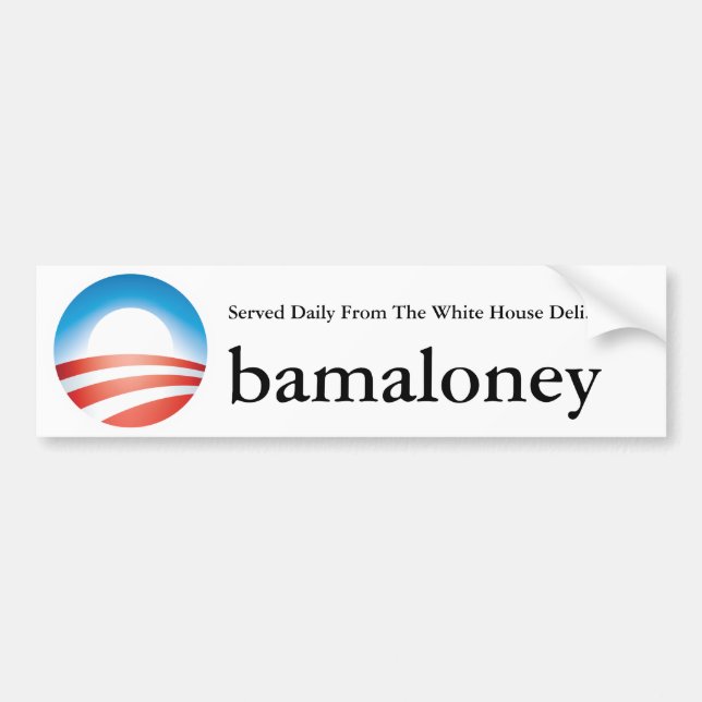 Obamaloney Bildekal (Framsidan)