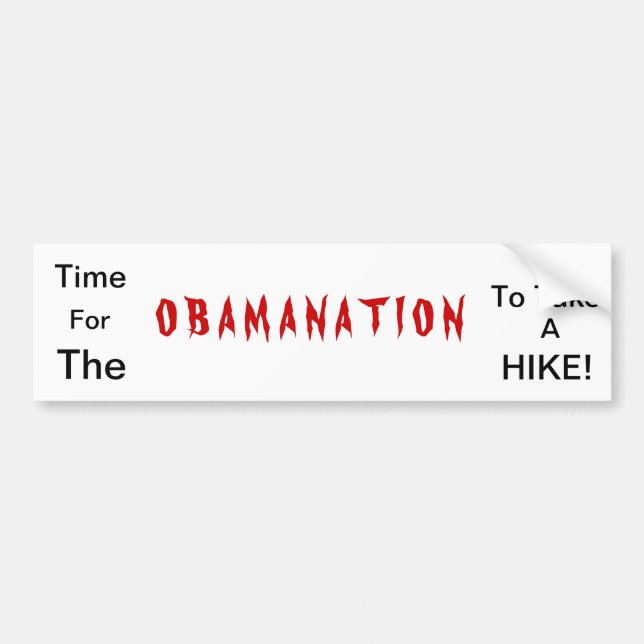 Obamanation bildekal (Framsidan)