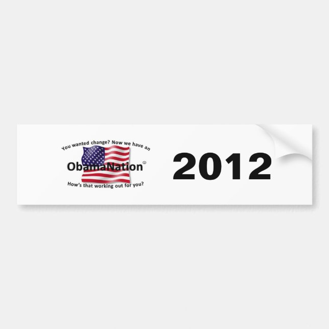 ObamaNation bildekal (Framsidan)