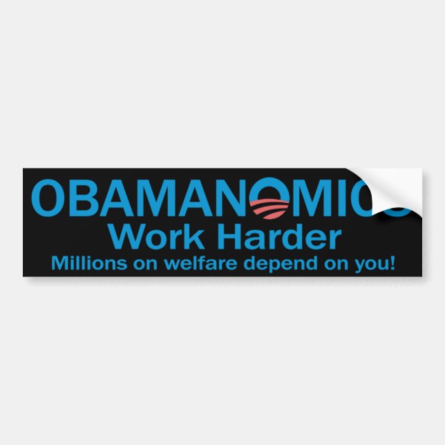 Obamanomics bildekal (Framsidan)