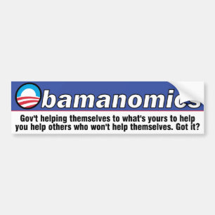 Obamanomics bildekal