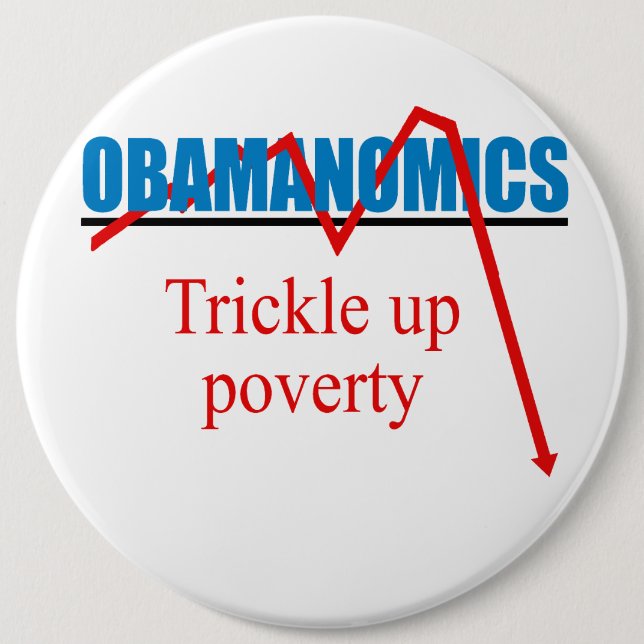 Obamanomics - droppande upp fattigdom knapp (Framsida)