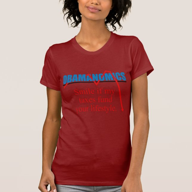 Obamanomics - le, om min skatter betalar din t shirt (Framsida)