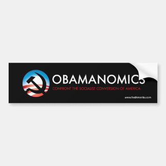 Obamanomics socialist Amerika Bildekal