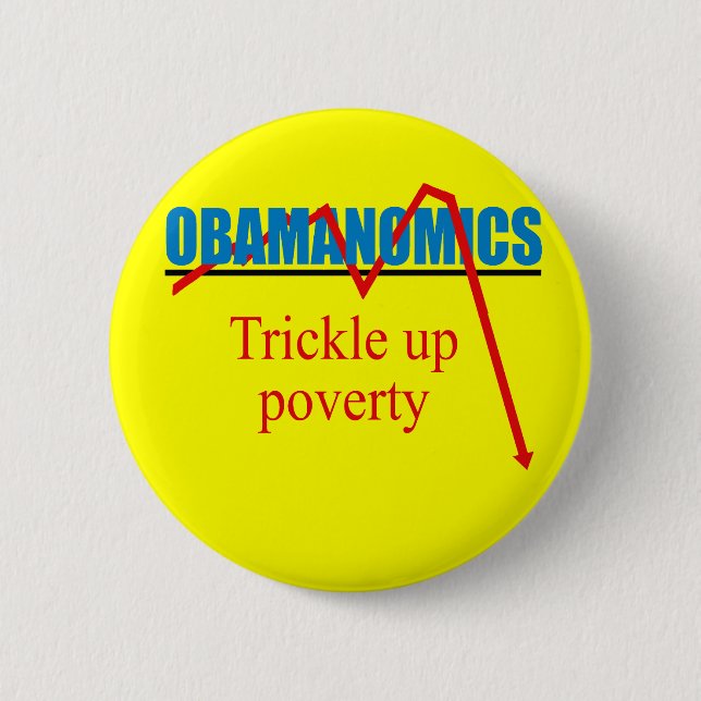 Obamanomik - Splittra upp fattigdom Knapp (Framsida)