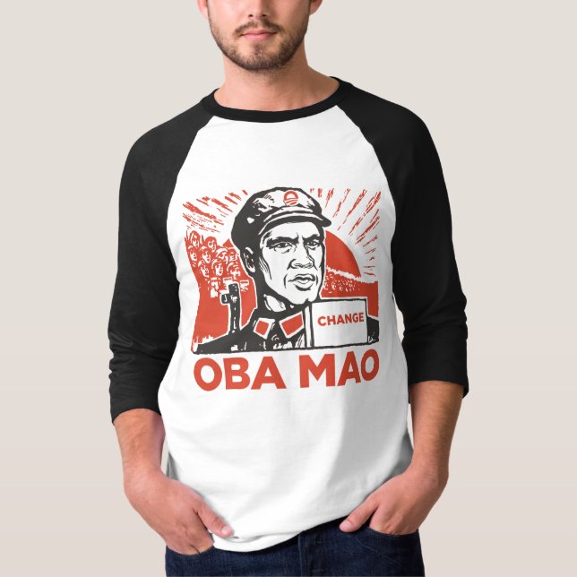 ObaMao skjorta Tee Shirt (Framsida)