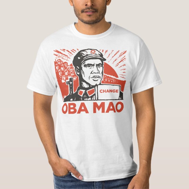 ObaMao skjorta Tee Shirt (Framsida)