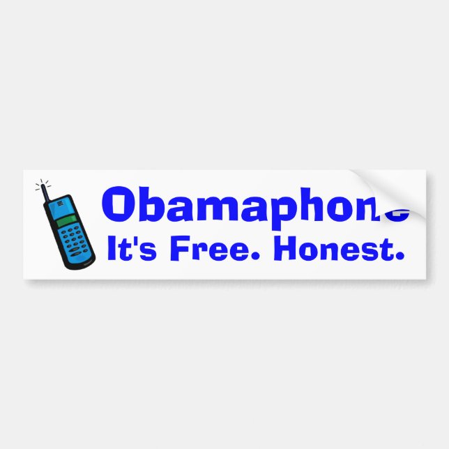 Obamaphone Bildekal (Framsidan)
