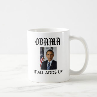 obamaportrait OBAMA, ALLT TILLFOGAR DET… - Kaffemugg