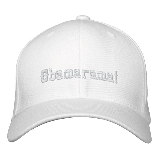 Obamarama! Hat Broderad Keps (Framsida)