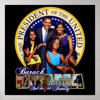 Obamas första familj poster