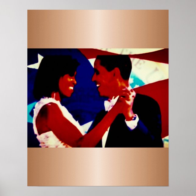 OBAMAS FÖRSTA INAUGURAL DANCE POSTER (Framsidan)