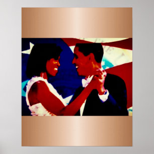 OBAMAS FÖRSTA INAUGURAL DANS POSTER