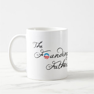 Obamas founding fathersmugg - ayatolla Khomeini Kaffemugg