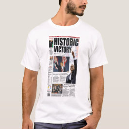 Obamas historisk segerT-tröja T-shirt