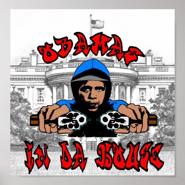 Obamas i Da House Poster (Framsidan)