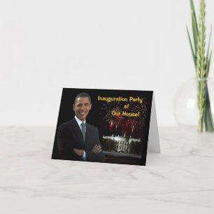 Obamas inbjudan Invigning Party Vårt parlament