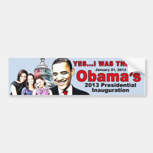 Obamas invigningbildekal 2013 bildekal