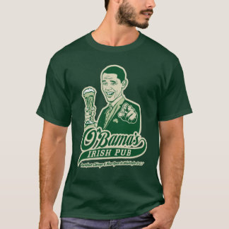 Obamas irländsk PubT-tröja T-shirt