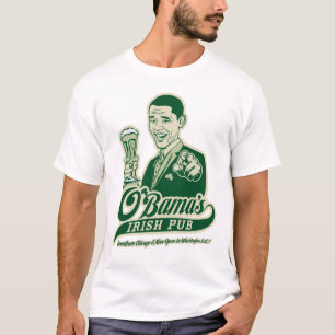 Obamas irländska pub tee shirt