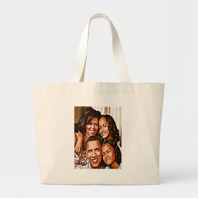 Obamas Kärlek_ Jumbo Tygkasse (Framsidan)