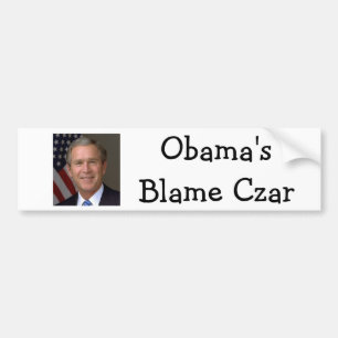 Obamas klandertsar - President-George W Bush Bildekal