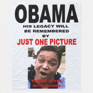 OBAMAS LÄKARE I ETT BILD FLEECEFILT