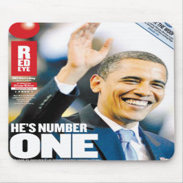 Obamas numrerar en Mousepad Musmatta