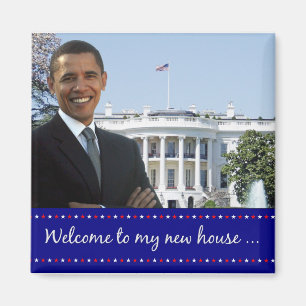 Obamas nya hus - kvadrera magneten magnet