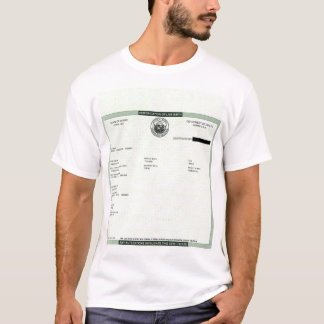 Obamas personbevis, i fall att missa du honom t-shirt