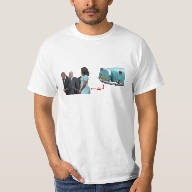 Obamas personliga kontientpaket t-shirt (Framsida)
