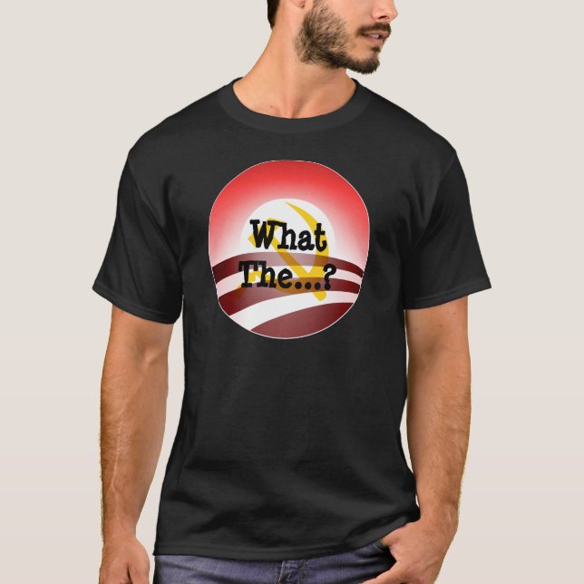Obamas planerar progressiva totalitärt? tee shirt (Framsida)