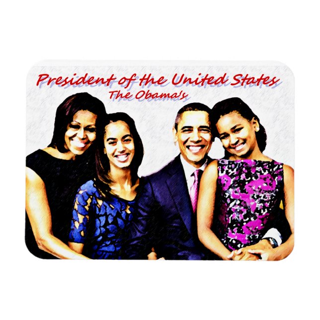 Obamas_Premium Flexi Magnet (Horisontell)