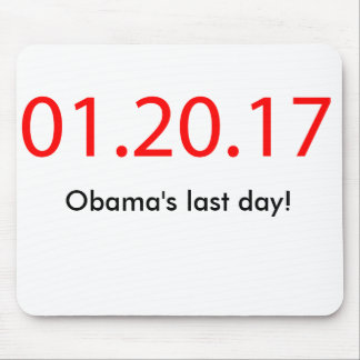 Obamas sist dag musmatta