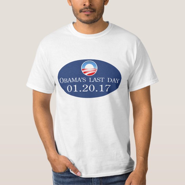 Obamas sist dagutslagsplats tee shirt (Framsida)