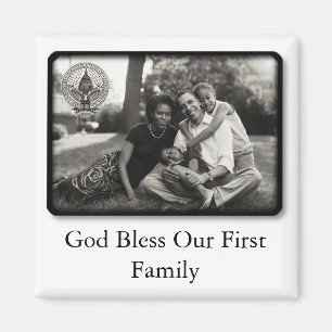 Obamas ~-välsigna dig vår första familj magnet