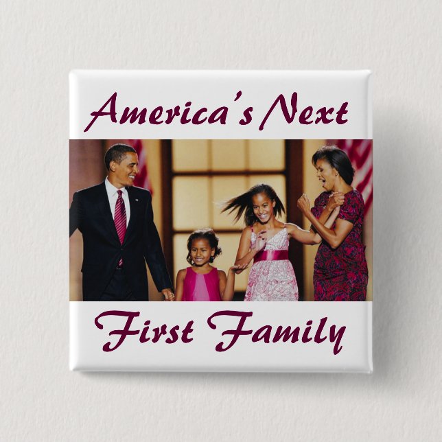 Obamasen: Amerika knäppas nästa 1st familj Knapp (Framsida)